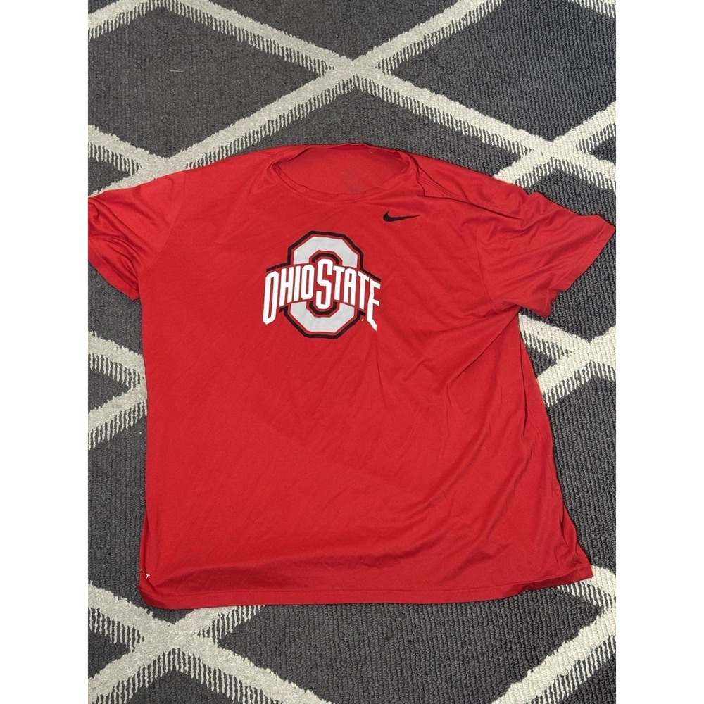 Men's Ohio State University Nike Football Red‎ Mens XL t-shirt